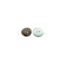 Plain China Agoya 2 Hole Shell Button
