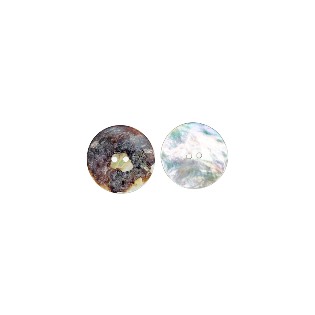 Agoya Japan Round Shape 2 Hole Shell Button
