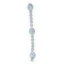 Silver Base Fancy Kundan Button Patti