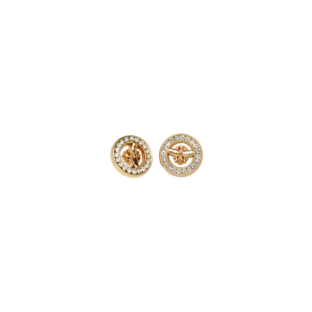 Gucci Hole Design with Stones Metal Shirt Button