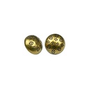 Engraved Design Dome Shank Button