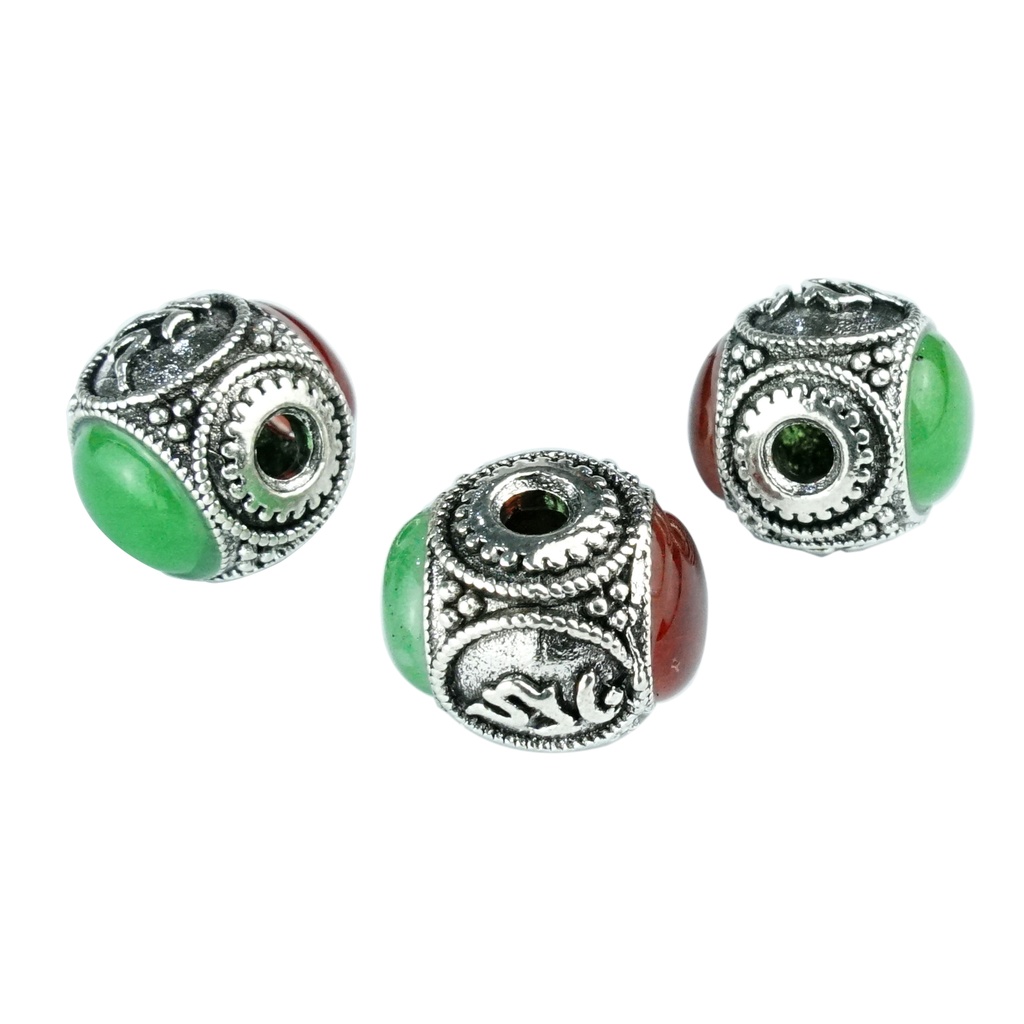 Round Nepalese Buddhist Tibetan Beads
