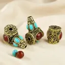 Integrated Three-Way Vintage Design Beads