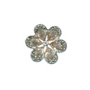Silver Base Fancy Kundan Button