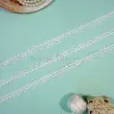 One Side Border Shuttle Lace