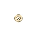 Flat Border 4-Hole Metal Shirt Button
