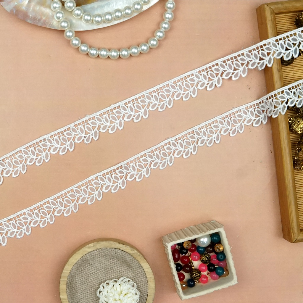One Side Border Organza Lace