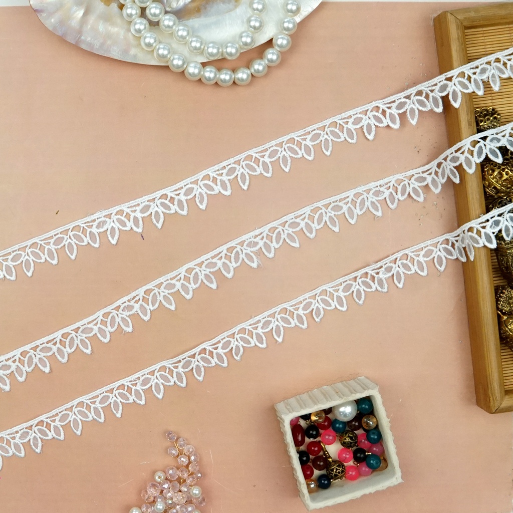 One Side Border Organza Lace