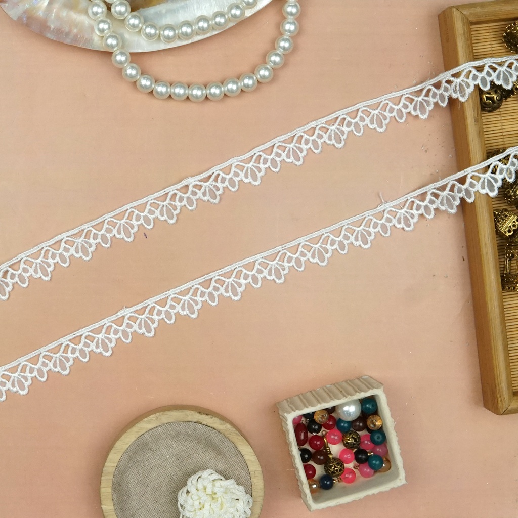One Side Border Organza Lace