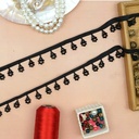 Glass Beads, Crystals, Hanging Lace