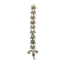 Gold Base Fancy Kundan Button Patti