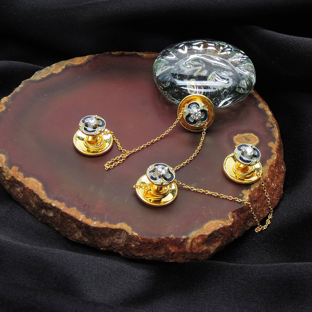 Round Double Kaajh Kurta Button