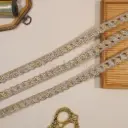 Fancy Metallic Yarn Gota Lace