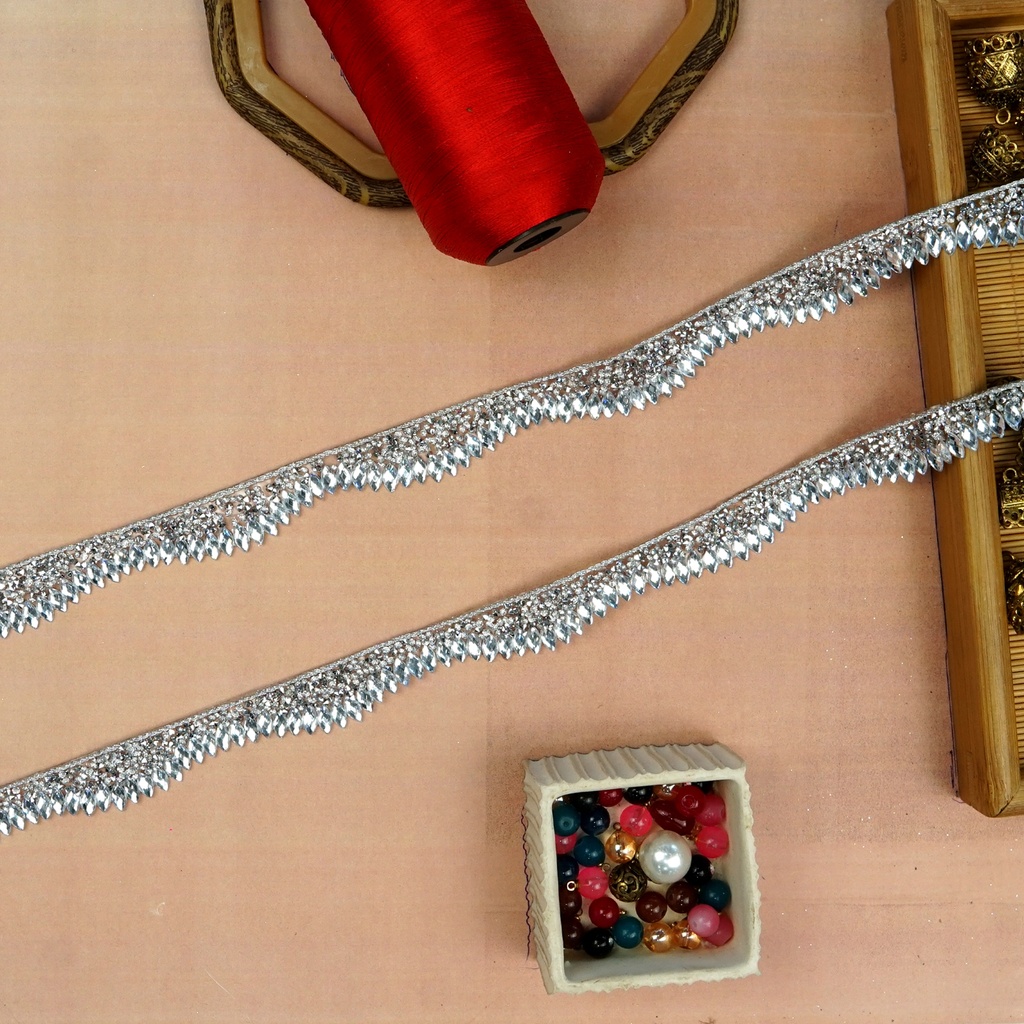 Stick On Fancy Kundan Lace