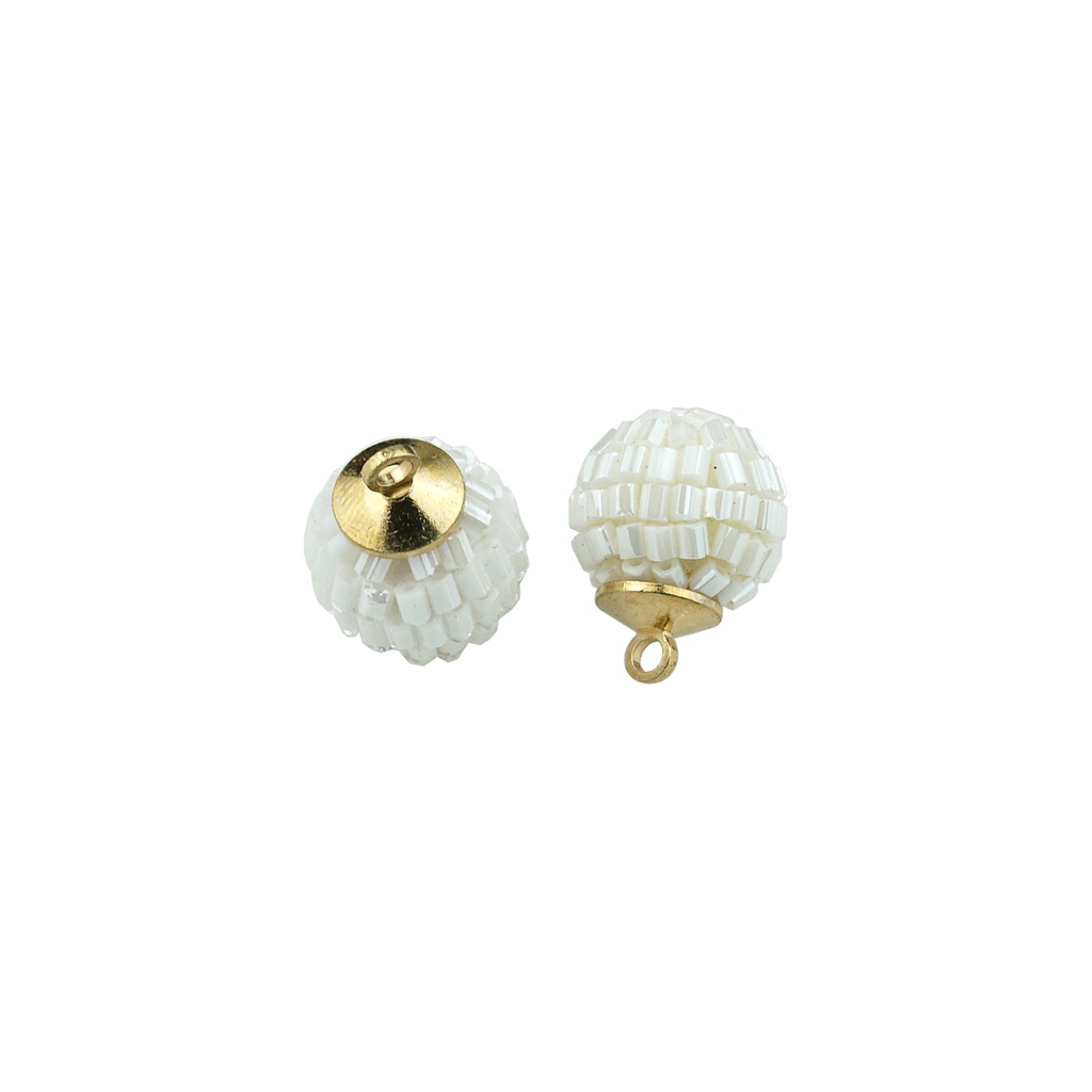 Metal Hook Glass Beads Hanging Ball