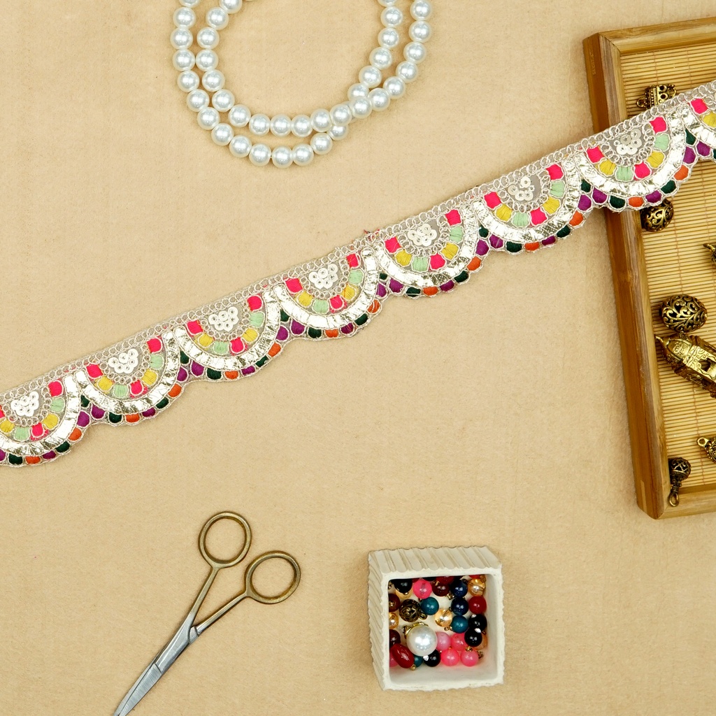Fancy Sequence Gota Lace