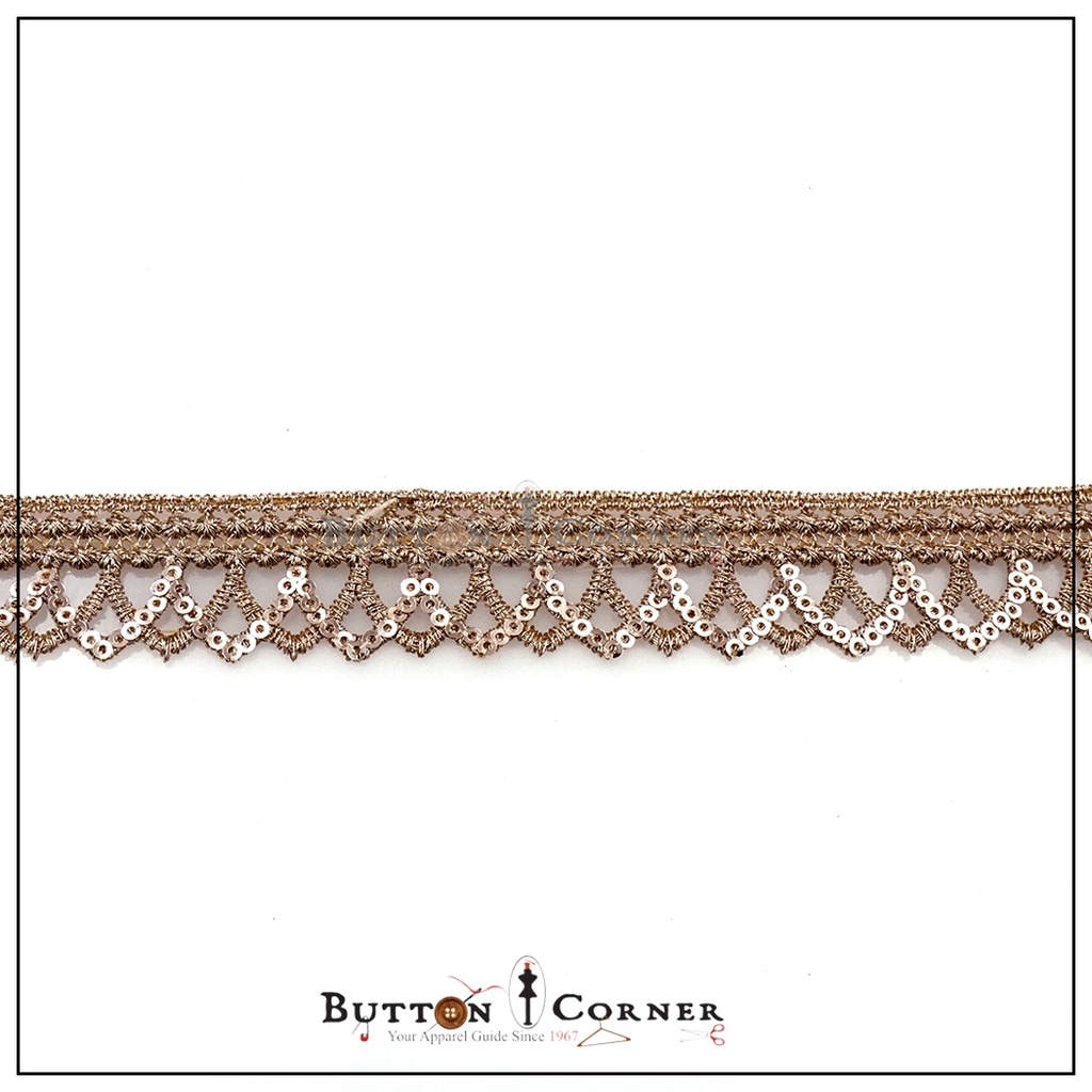 Metallic with Sequence Shuttle Lace