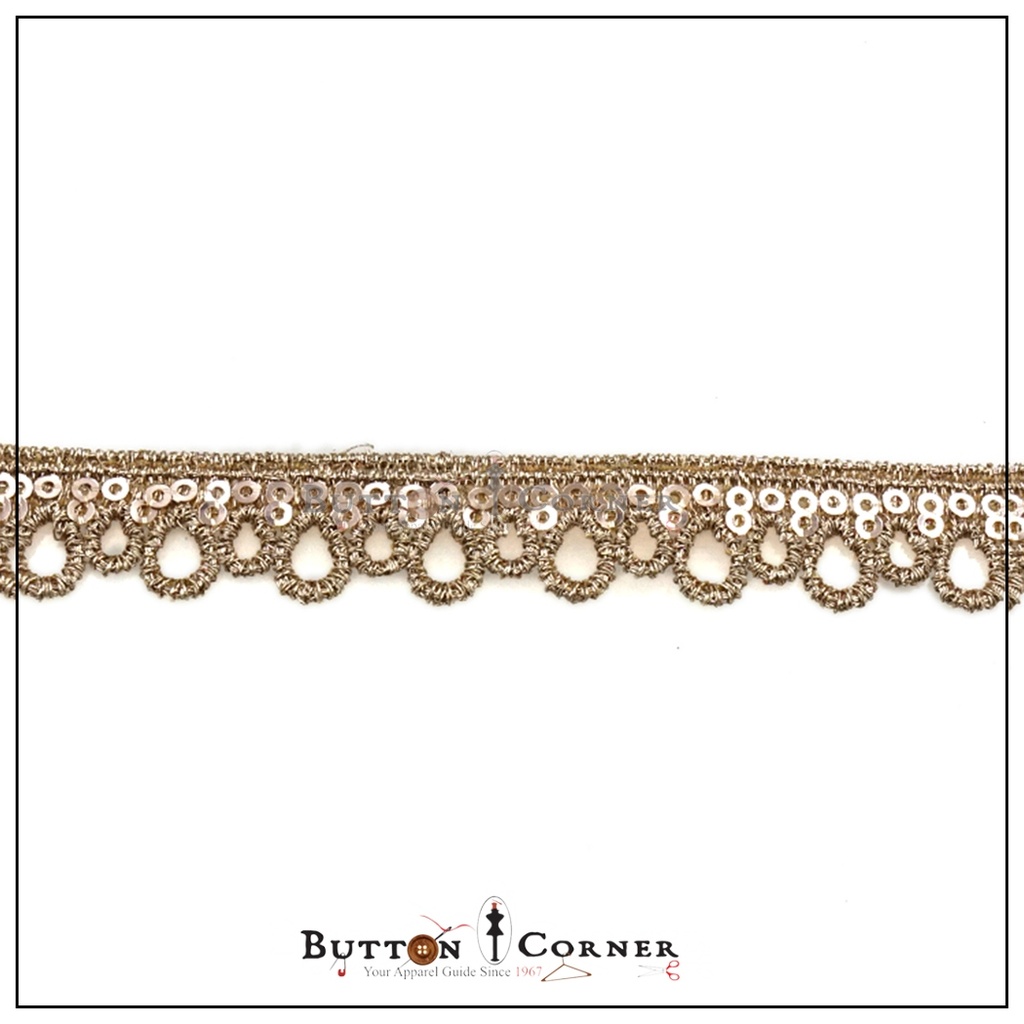 Metalic with Sequence Shuttle Lace
