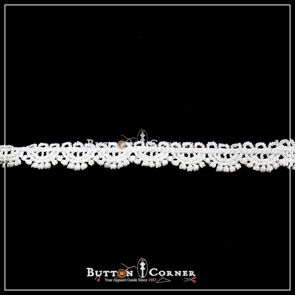 One Side Border Shuttle Lace