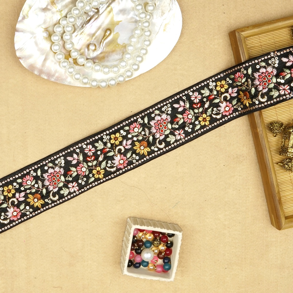 Fancy Sequence Embroidery Lace