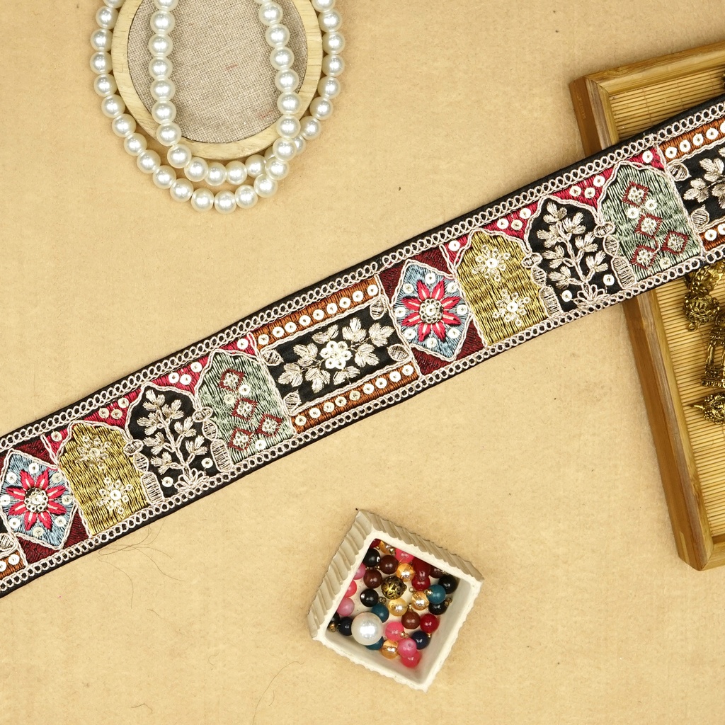 Fancy Sequence Embroidery Lace