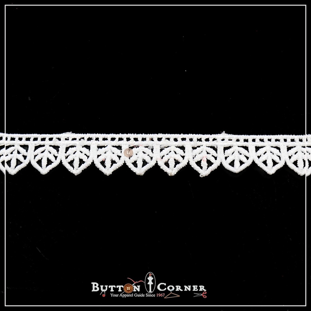 One Side Border Shuttle Lace