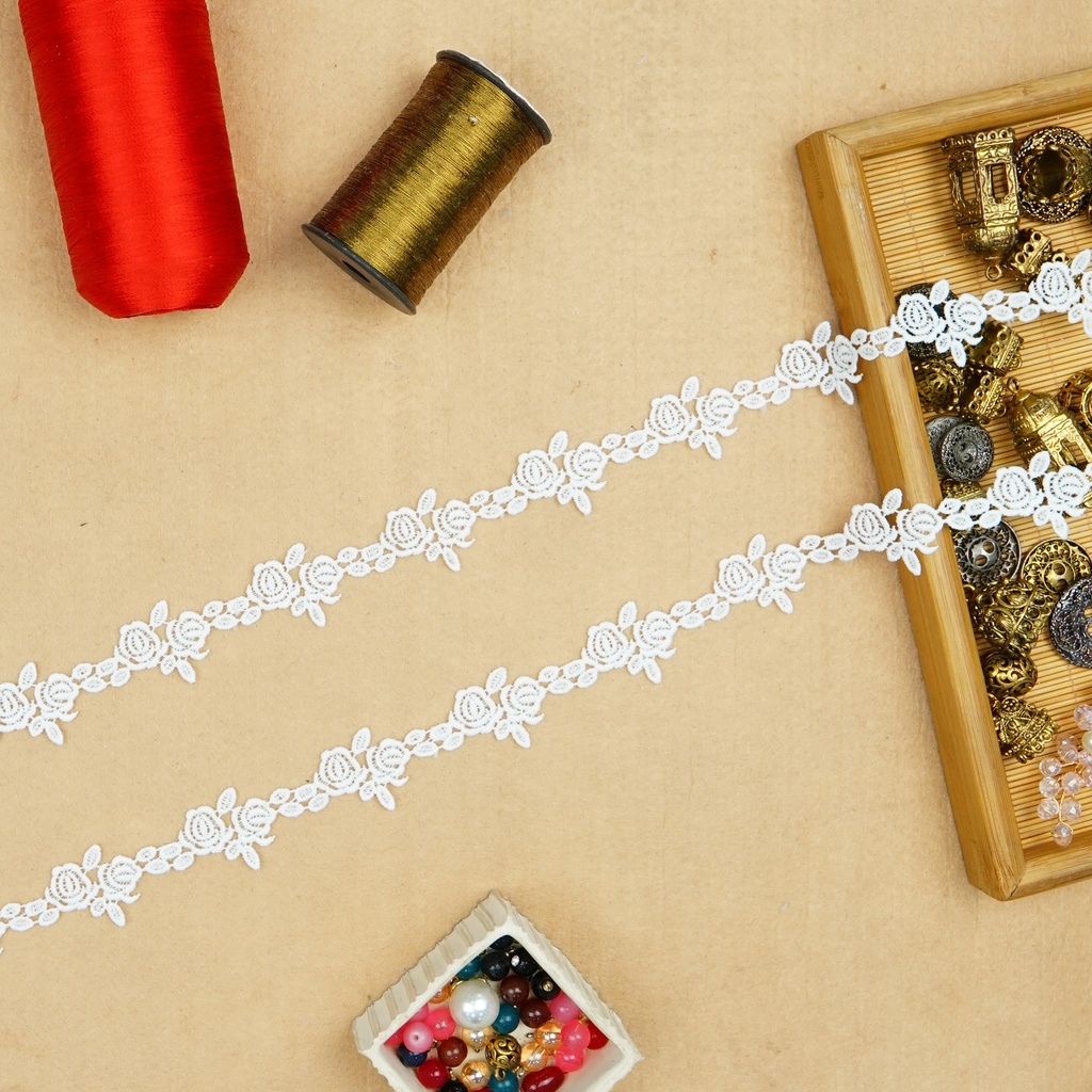 Flower Design Shuttle Lace