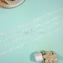 One Side Border Shuttle Lace