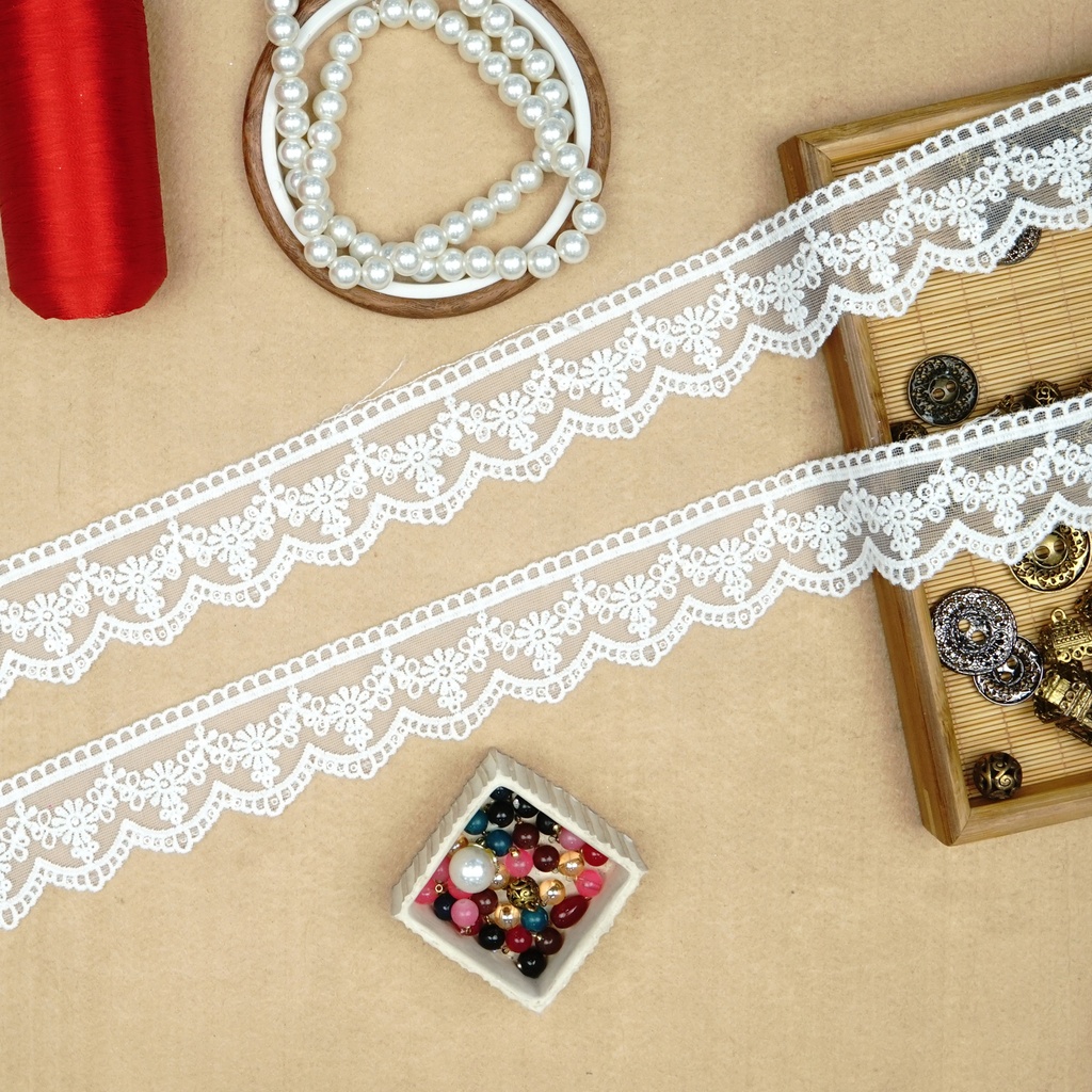 One Side Border Net Lace