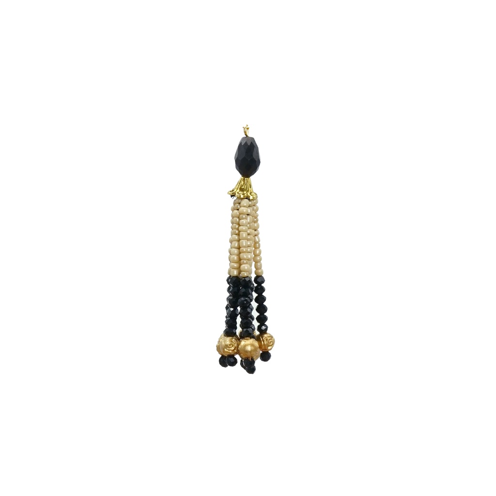 Fancy Glass Beads Crystals Tassel
