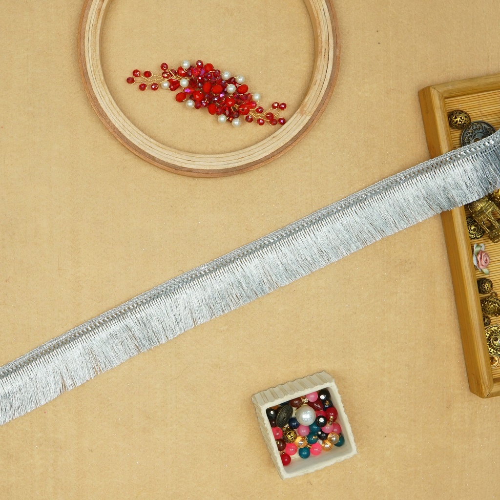 Metallic Yarn, Hanging Lace