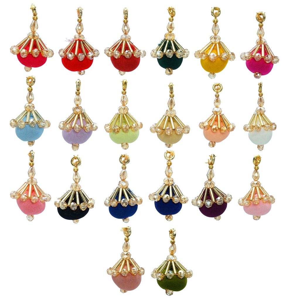 Fancy Tube Design Crystal Tassel