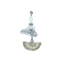 Fancy Gota Cap Glass Beads Pearl Tassel
