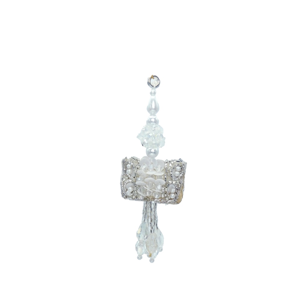 Elegant Design Glass Beads Crystal Tassel