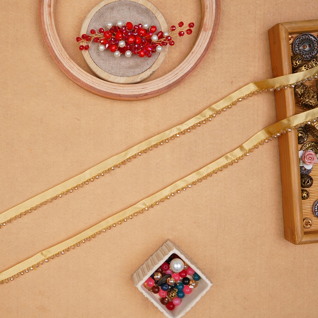 Fancy Glass Beads, Crystals, Hanging Lace