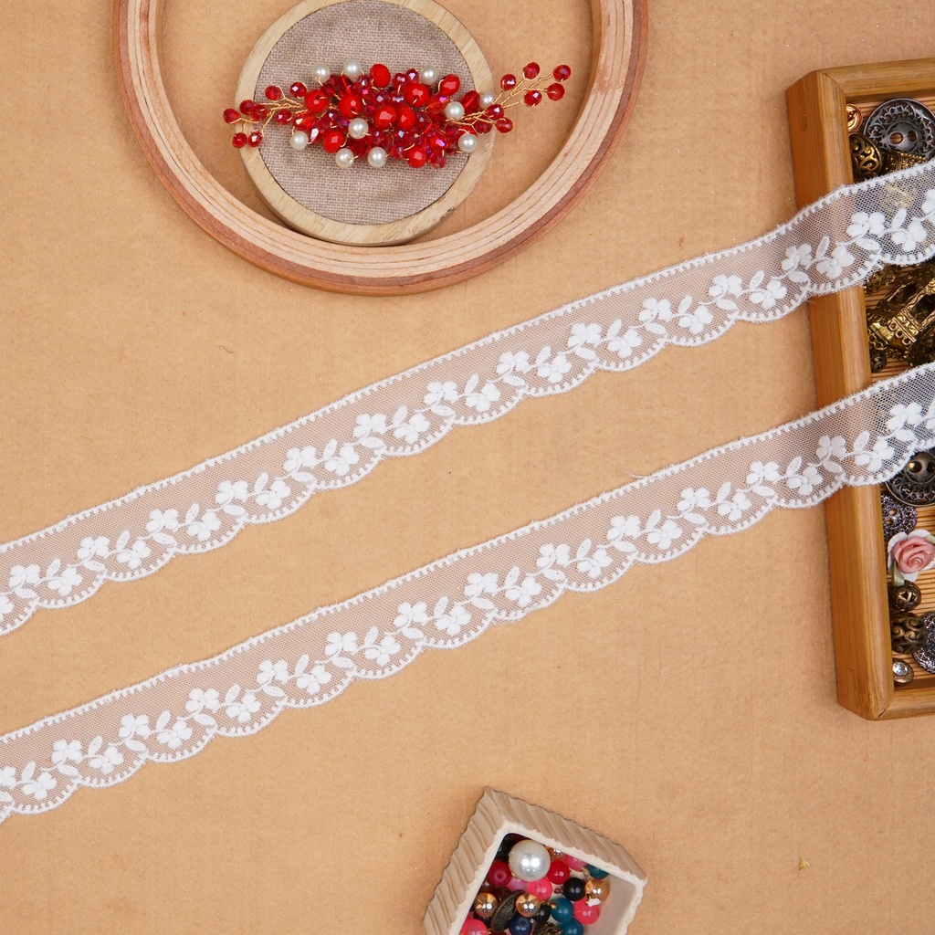 One Side Border Net Lace