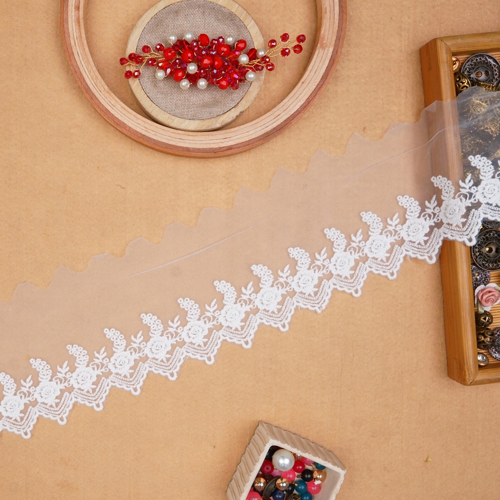 One Side Border Net Lace