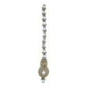 Gold Base Fancy Kundan Button Patti