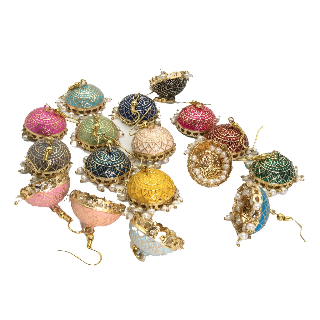 Round Shape MeenaKaar Jhumki