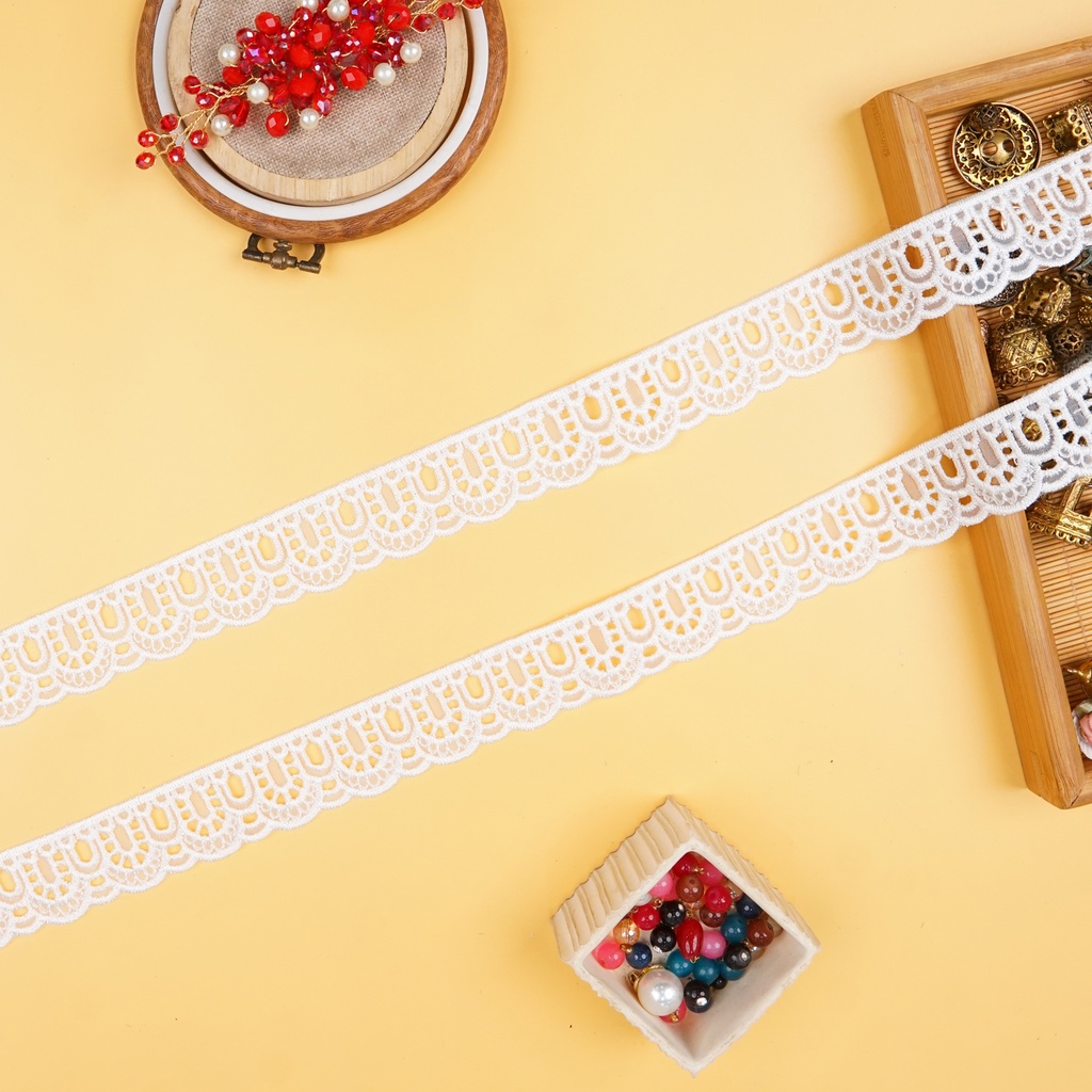 One Side Border Organza Lace