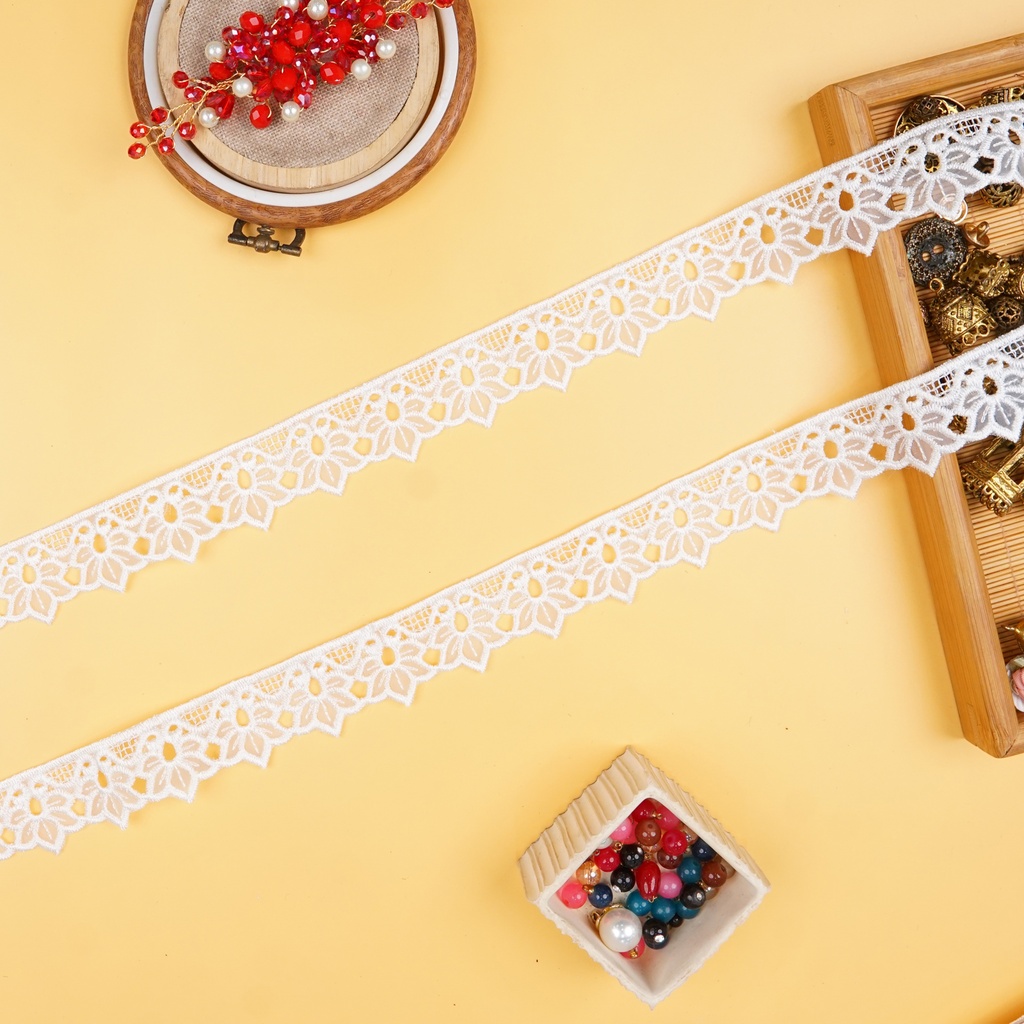 One Side Border Organza Lace