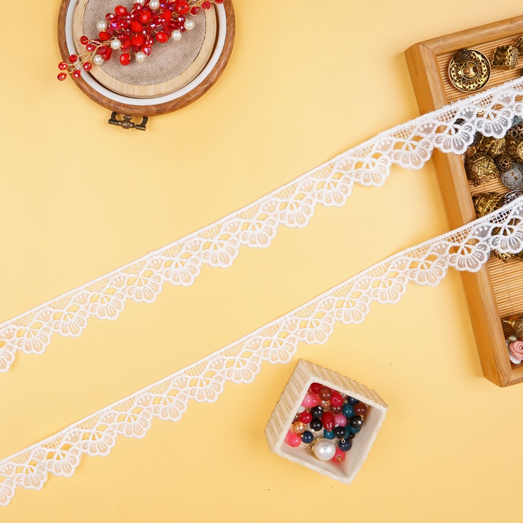One Side Border Organza Lace
