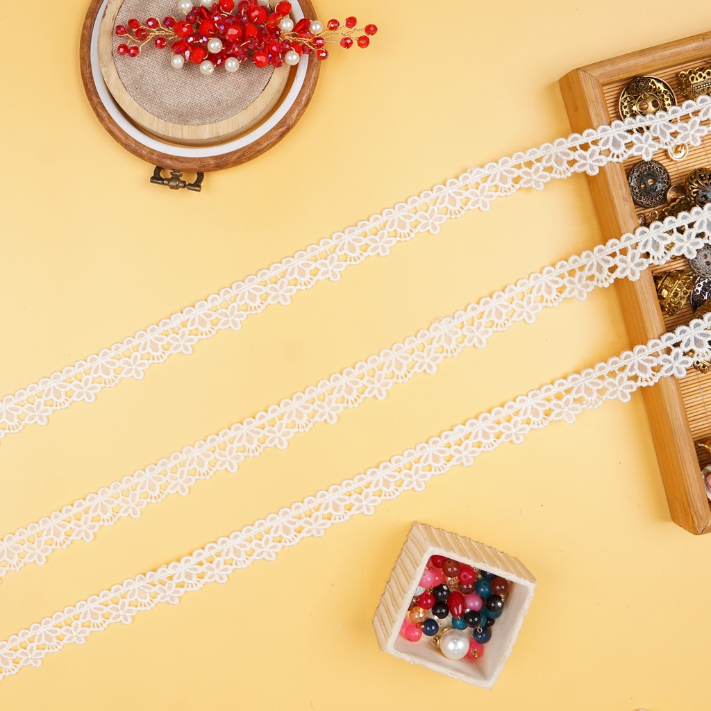 One Side Border Organza Lace