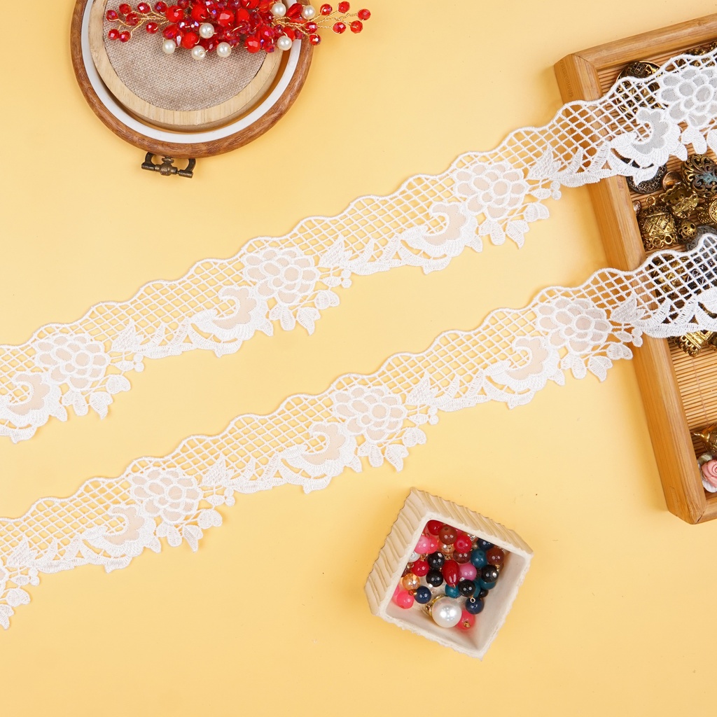 One Side Border Organza Lace