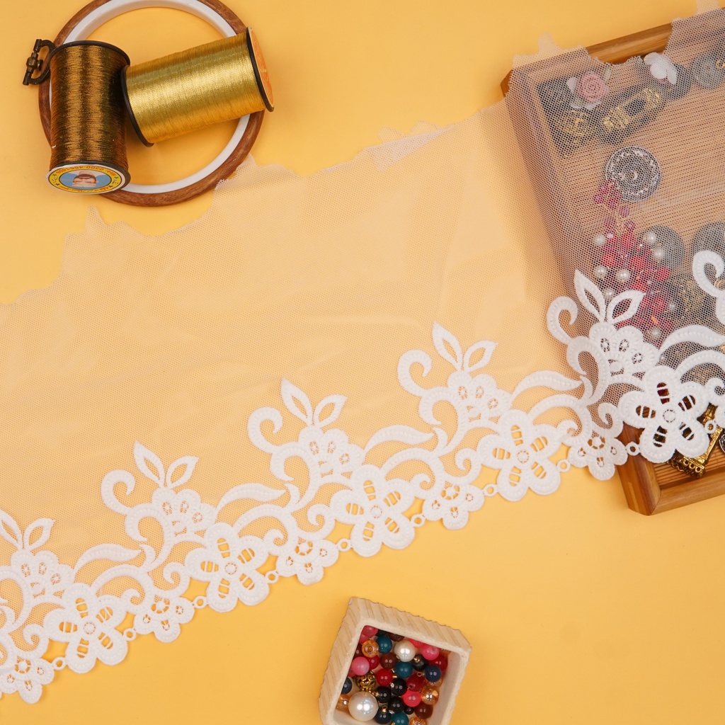 One Side Border Net Lace