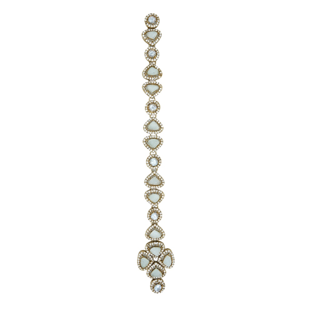 Fancy Kundan Button Patti