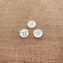 Ceramic Coated 4 Hole Shirt Button