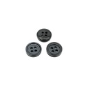 Border Outline 4 Hole Shirt Button