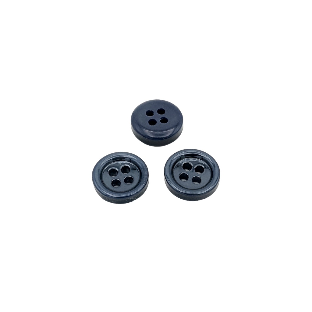 Ceramic Coated 4-Hole Polyester Shirt Button