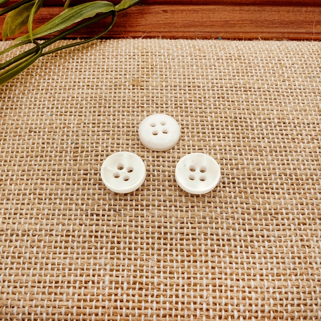 Ceramic Coated Deep 4 Hole Shirt Button